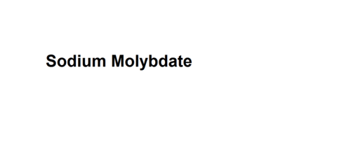 Sodium Molybdate Na2Moo4