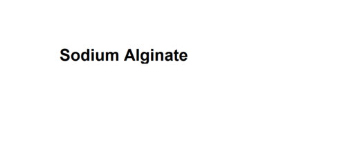 Sodium Alginate