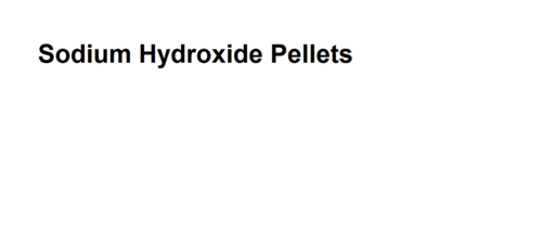 Sodium Hydroxide Pellets Boiling Point: 1