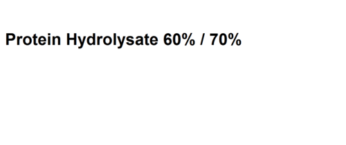  प्रोटीन हाइड्रोलिसेट 60%/70% 