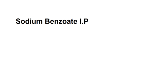 Sodium Benzoate I.P