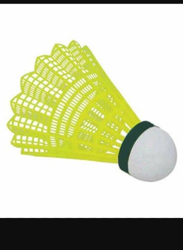 Nylone Shuttlecock - Nylon 65-70mm, Yellow | Durable, Lightweight, Aerodynamic, ASTM F2598