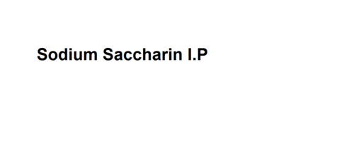 Sodium Saccharin I.P