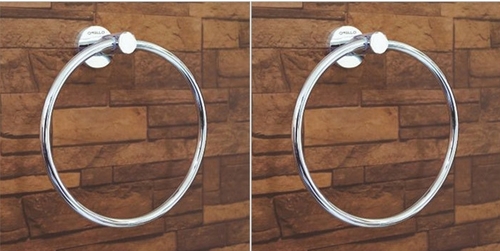 Round Chrome Plated Towel & Napkin Ring