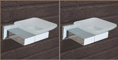 Chrome Plated Wall Mounted Soap Dish Holder