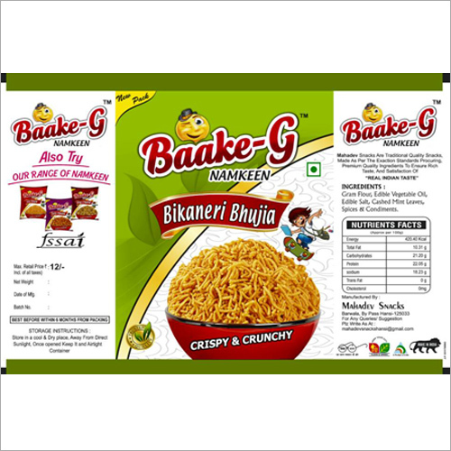 Bikanery Bhujia Printed Packaging Pouches