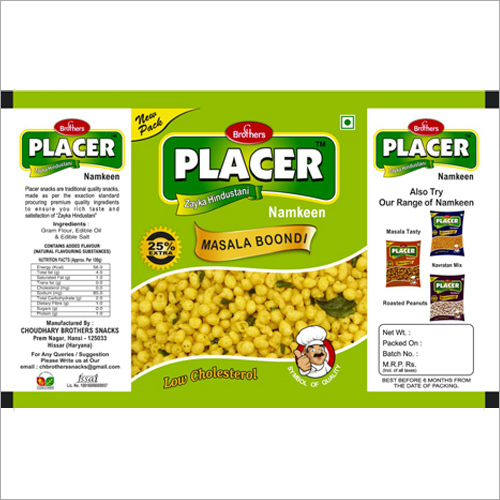 Masala Boondi Packaging Pouches