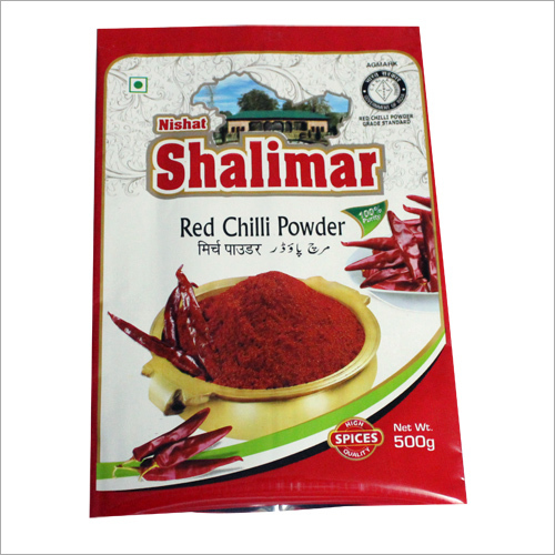 Red Chilli Powder Printed Packaging Pouch