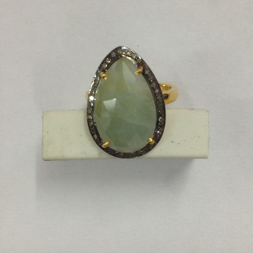 Green Sapphire Ring