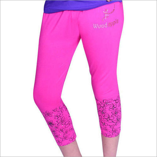 Girls Printed Calf Length Legging