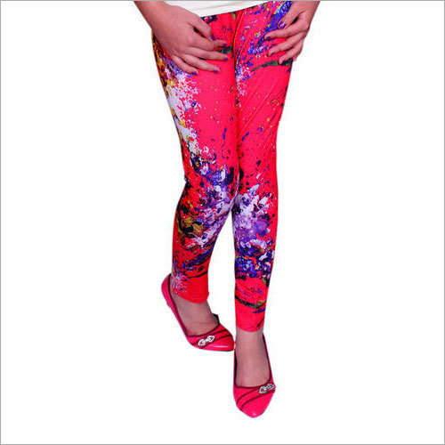 Girls Printed Cotton Legging