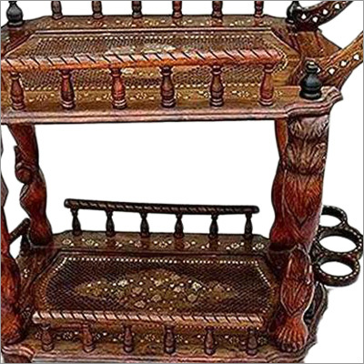 Wooden Service Trolley