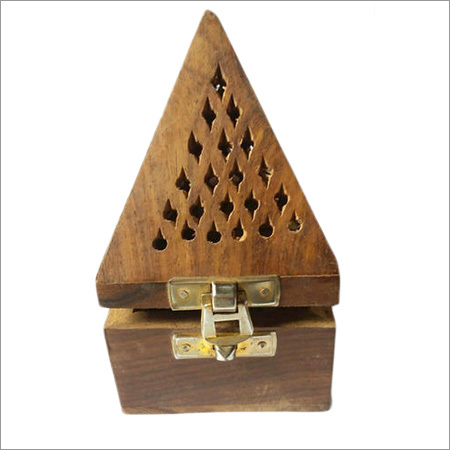 Wooden Temple Cone Incense Stick Burner