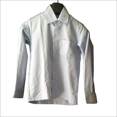 School Uniform Shirt - Cotton Long Sleeve Polo, Customized Size, Unisex Design, No Fade, Washable