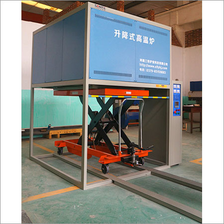 1400 A C Industrial elevator muffle furnace