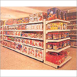 Supermarket Racks - Display Racks - Color: White