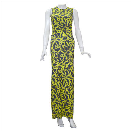 Ladies Printed Gown