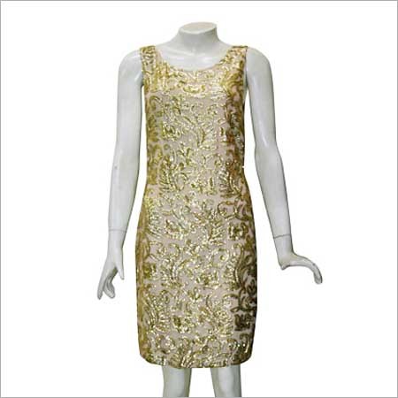 Golden Cocktail Dress
