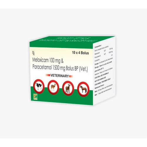 Veterinary Meloxicam and Paracetamol Bolus Veterinary Meloxicam and Paracetamol Bolus