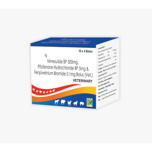 Veterinary Nimesulide and Pitofenone fenpiverinium Veterinary Nimesulide and Pitofenone fenpiverinium
