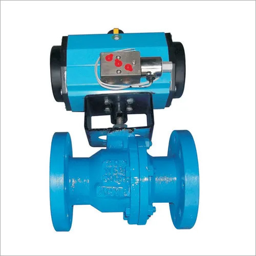 Cast Steel Ball Valve with Actuator