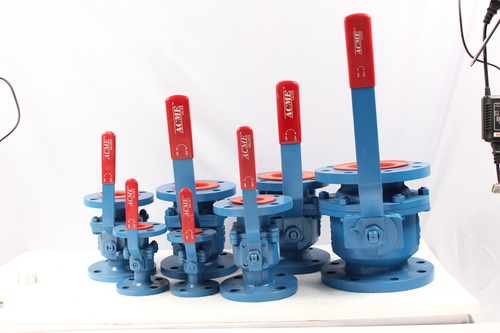 Cast Steel Two Piece Flanged Ball Valve