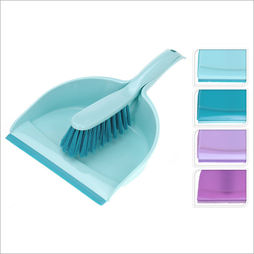Colourful Plastic Dustpan And Brush