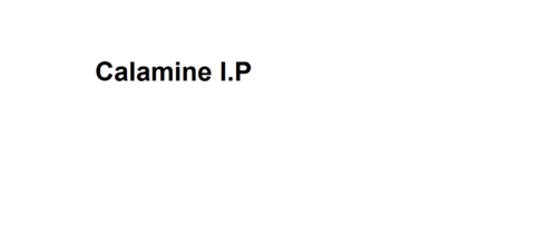 Calamine I.P