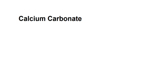 Calcium Carbonate