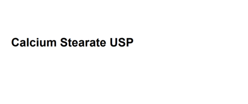 Calcium Stearate USP