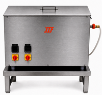 Ultrasonic Cleaner - Stainless Steel, 24 X 9 X 6 Inch, Silver | 40 Litre Capacity, 220 Volt, 50 Hertz Frequency, 3 Phase Usage