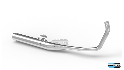 Two Wheeler Exhaust System Tvs Silencer