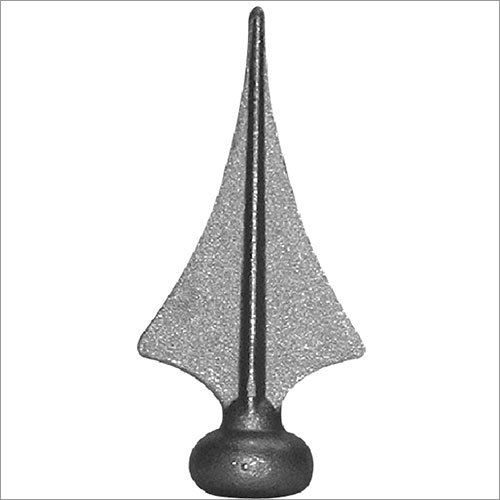 Pointed Railheads - Cast Iron, Varied Sizes, Powder Coated | Durable Design, Weather Resistant, Easy Installation