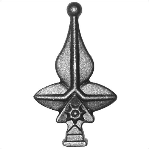 Safety Railheads - Cast Iron, Varied Dimensions, Gray | Durable, Elegant Design, Powder Coated Finish, Bolted Installation, Corrosion Resistant, Weatherproof, High Load Capacity