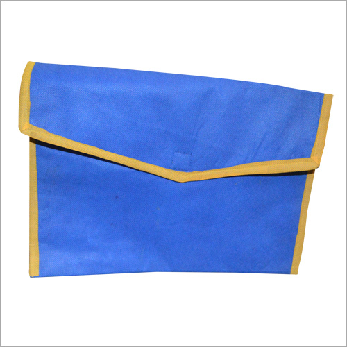 Non Woven Folder Bag - Non-Woven Fabric, Variable Size, Blue | Durable, Reusable, Eco-Friendly, Spacious, Heavy-Duty, Seamless Stitching