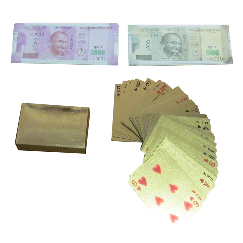 PTCMART Gold Cards And Fake Currency Notes 2000-500