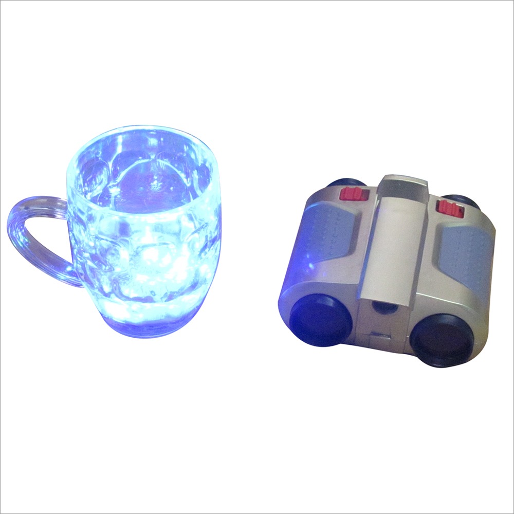 PTCMART Night Scope Binocular with Pop-Up Light With Led Flashing 7 Colour Changing Liquid Mug