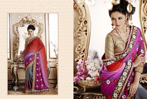Embroidery Sarees