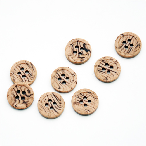 Fake Wooden Buttons