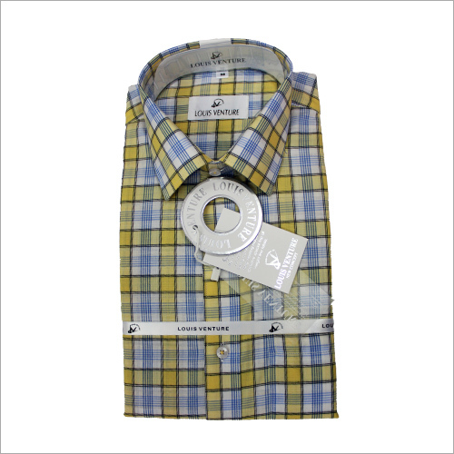 Designer Mens Check Shirt