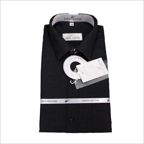 Plain Black Formal Shirt