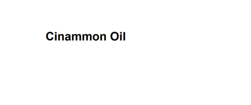 Cinnamon Oil