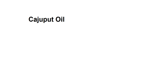 Cajeput Oil