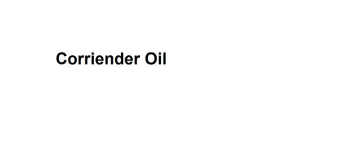 Corriander Oil