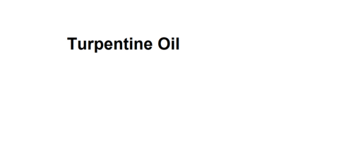 Turpentine Oil