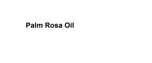 Palm Rosa Oil