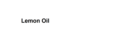 Lemon Oil