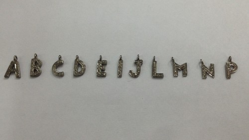 Alphabets Pendant Charms