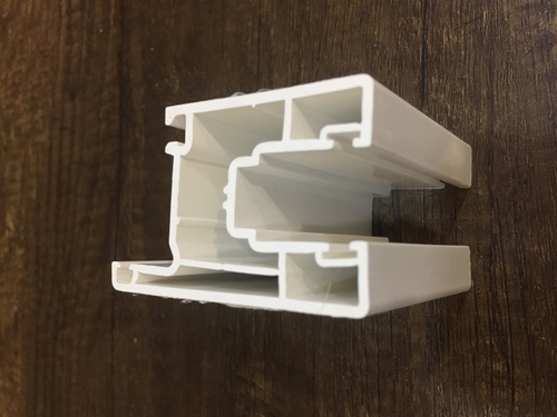 Sliding Window Sash - UPVC, Size 5.9mm, Color Milk White, Thickness 2.5mm | UV Resistant, Thermal Resistance, Easy to Install, 10-Year Warranty