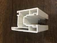 Sliding Window Sash - Upvc, Size 5.9mm, Color Milk White, Thickness 2.5mm | Uv Resistant, Thermal Resistance, Easy To Install, 10-year Warranty
